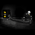 The SA CYCLONE EX Dehumidifier provides powerful, essential moisture control for the toughest workplaces, delivering a high capacity of 200 litres per 24 hours. This mobile unit is built for performance and safety where it counts. It is fully ATEX, IECEx, and UKCA Certified for zones 1 & 2 (gas) and zones 21 & 22 (dust). The unit's compact size and plug & play design allow for immediate and flexible use, ensuring you can quickly meet climate requirements. The SA Dehumidifier is exceptionally compact and lightweight, allowing one operator to move it into place and and power it up. The small size also allows it to be placed in difficult to access areas, so that you can provide drying right where it is needed. Whether you need to dry surfaces to allow painting or coating, protect sensitive equipment or stop corrosion, the SA Dehumidifier is a highly effective tool.