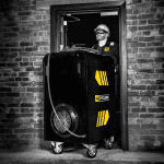 The SA CYCLONE EX Dehumidifier provides powerful, essential moisture control for the toughest workplaces, delivering a high capacity of 200 litres per 24 hours. This mobile unit is built for performance and safety where it counts. It is fully ATEX, IECEx, and UKCA Certified for zones 1 & 2 (gas) and zones 21 & 22 (dust). The unit's compact size and plug & play design allow for immediate and flexible use, ensuring you can quickly meet climate requirements. The SA Dehumidifier is exceptionally compact and lightweight, allowing one operator to move it into place and and power it up. The small size also allows it to be placed in difficult to access areas, so that you can provide drying right where it is needed. Whether you need to dry surfaces to allow painting or coating, protect sensitive equipment or stop corrosion, the SA Dehumidifier is a highly effective tool.